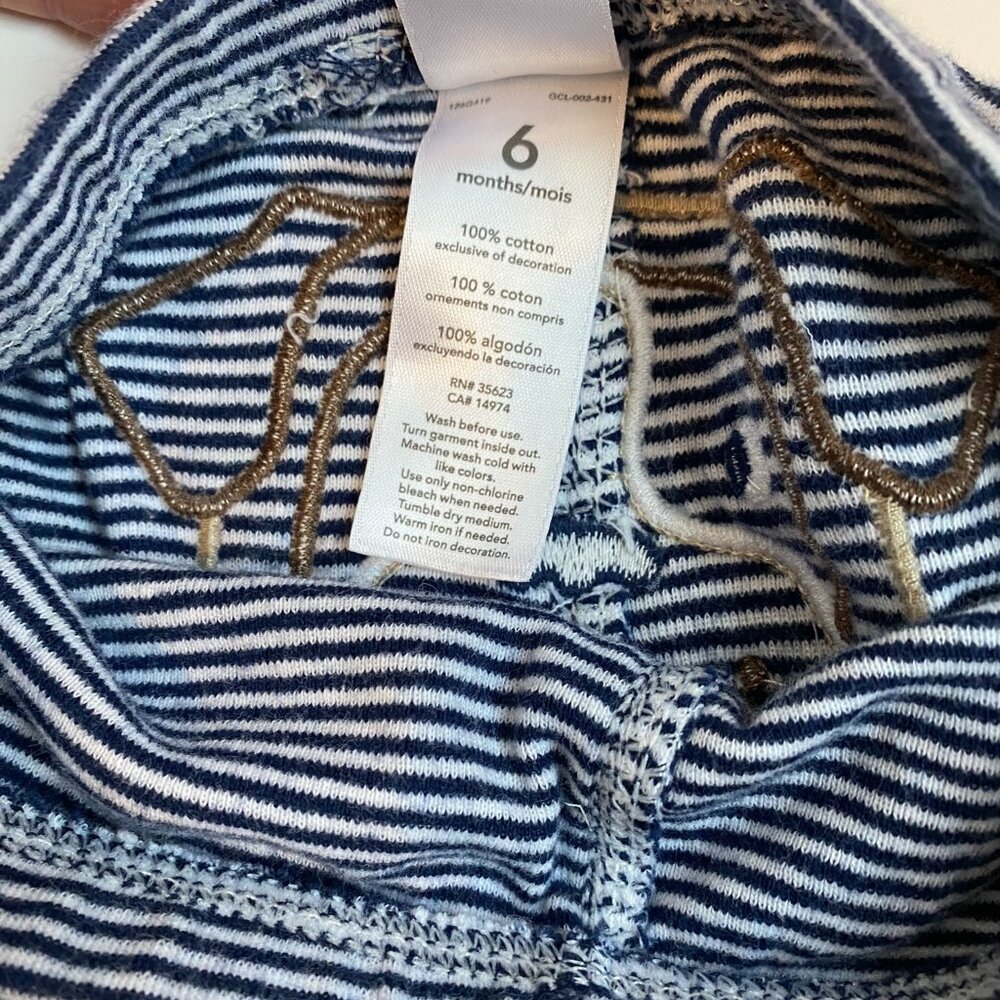 🐶 Puppy Outfit Set 6M Carter's Green Navy Baby Boy - Picture 9 of 11